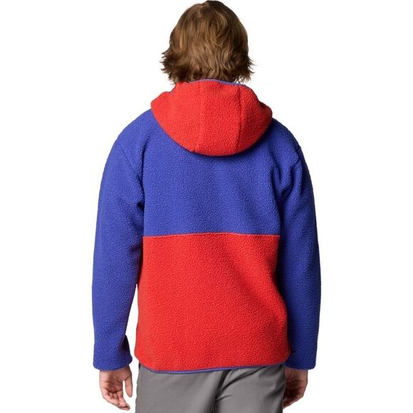 Columbia Back Bowl II Remastered Sherpa Hoodie Jacket Men's Medium M Red Blue LE - Picture 5 of 5